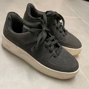 Nike Platform Air Force 1s